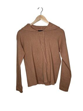 Banana Republic Womens Small Brown Serene Knit Hoodie